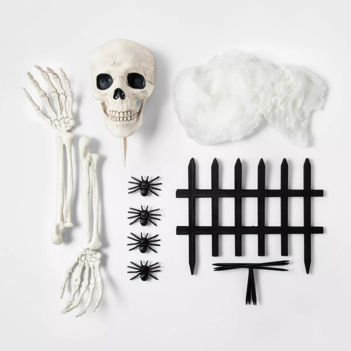 18pc Cemetery Scene Setter Kit Halloween Decorative Prop - Hyde & EEK! Boutique™:  Skeleton & F... | Target