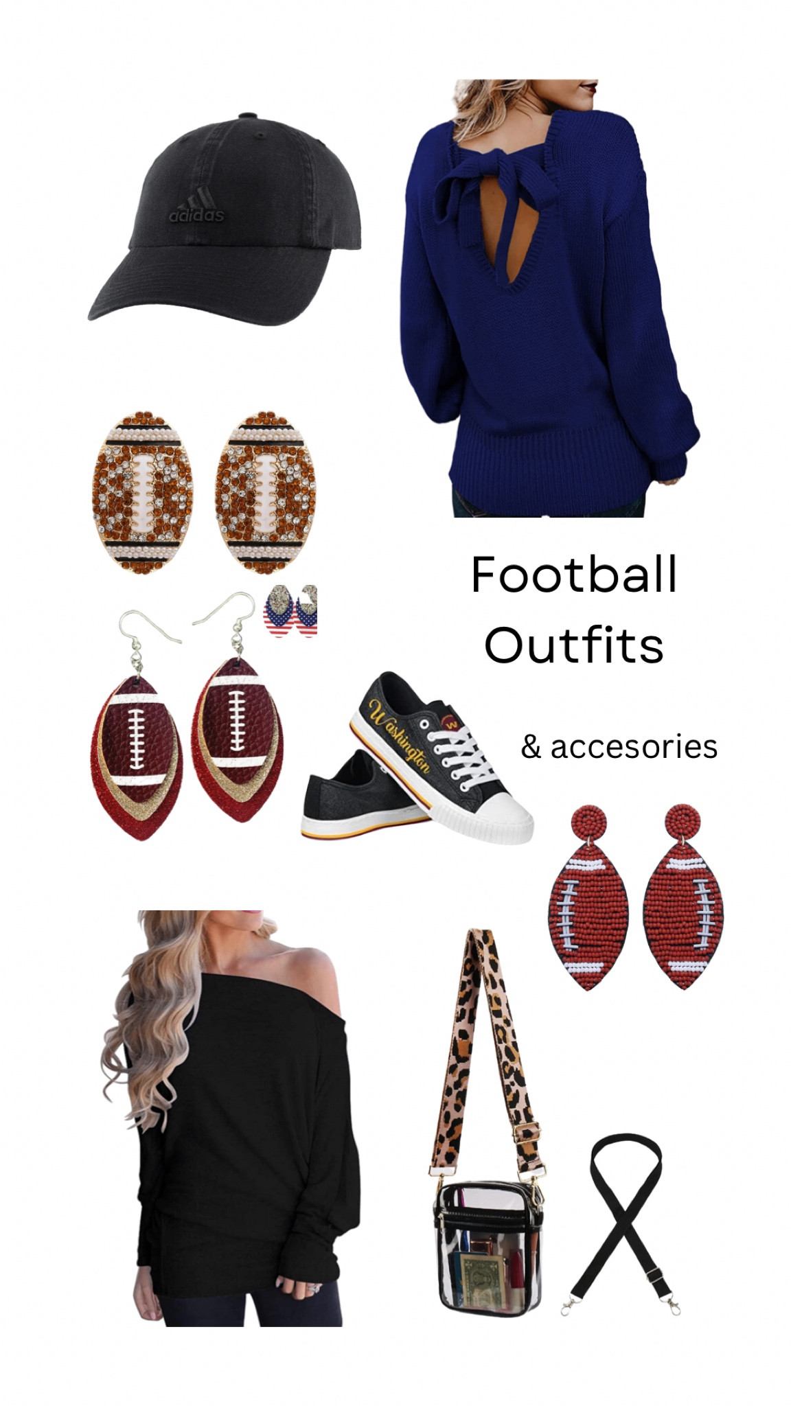 #football #footballgameoutfits #footballaccessories #footballoutfits #sweaters #earrings 

#LTKHalloween #LTKbeauty #LTKSeasonal