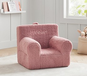 Anywhere Chair®, Pink Berry Cozy Sherpa | Pottery Barn Kids