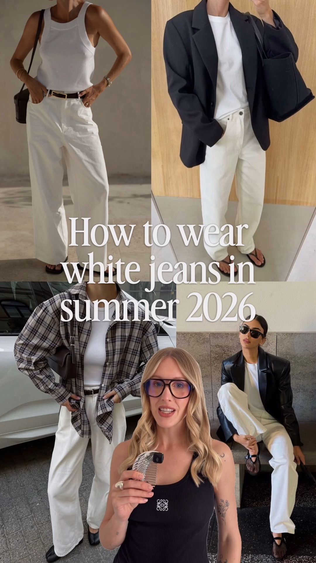 White denim jeans - how to wear them with your summer outfits and what shoes to wear 🤍

#LTKstyletip #LTKjeans #LTKxTommyHilfiger