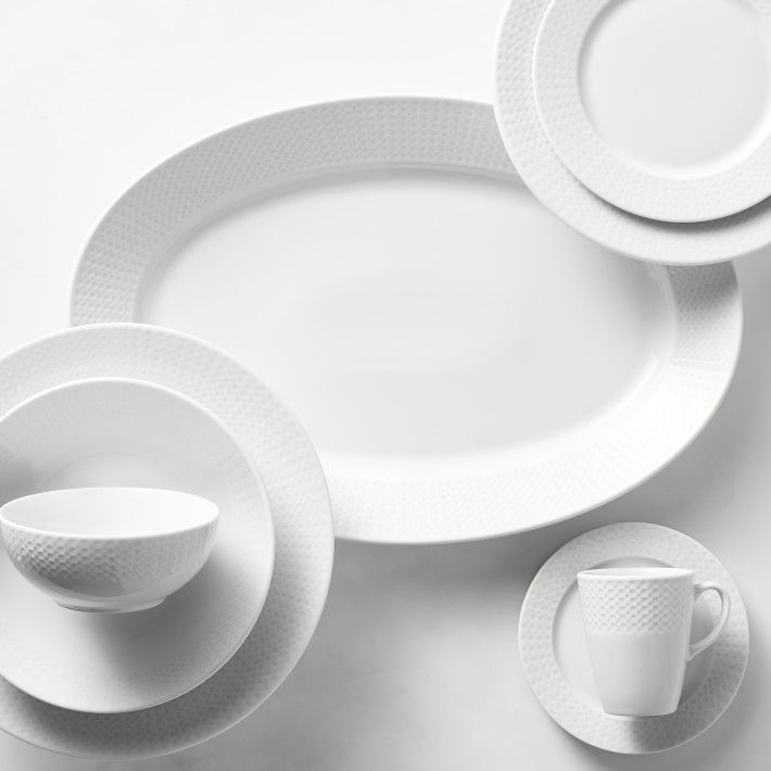 Pillivuyt Perle Porcelain Dinnerware Collection | Williams-Sonoma