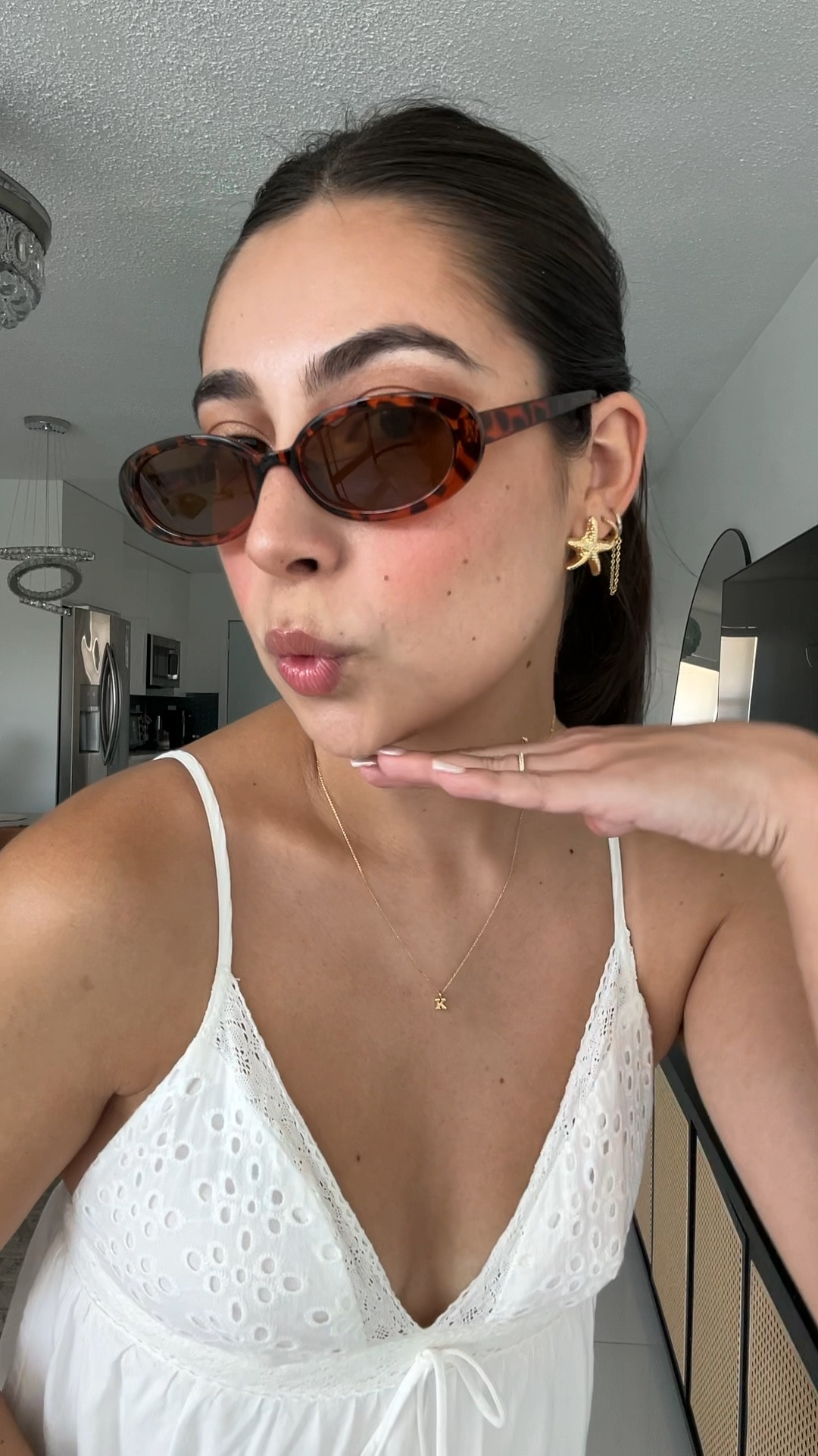 Starfish earrings // white summer dress // happy hour outfit 

#LTKFindsUnder50