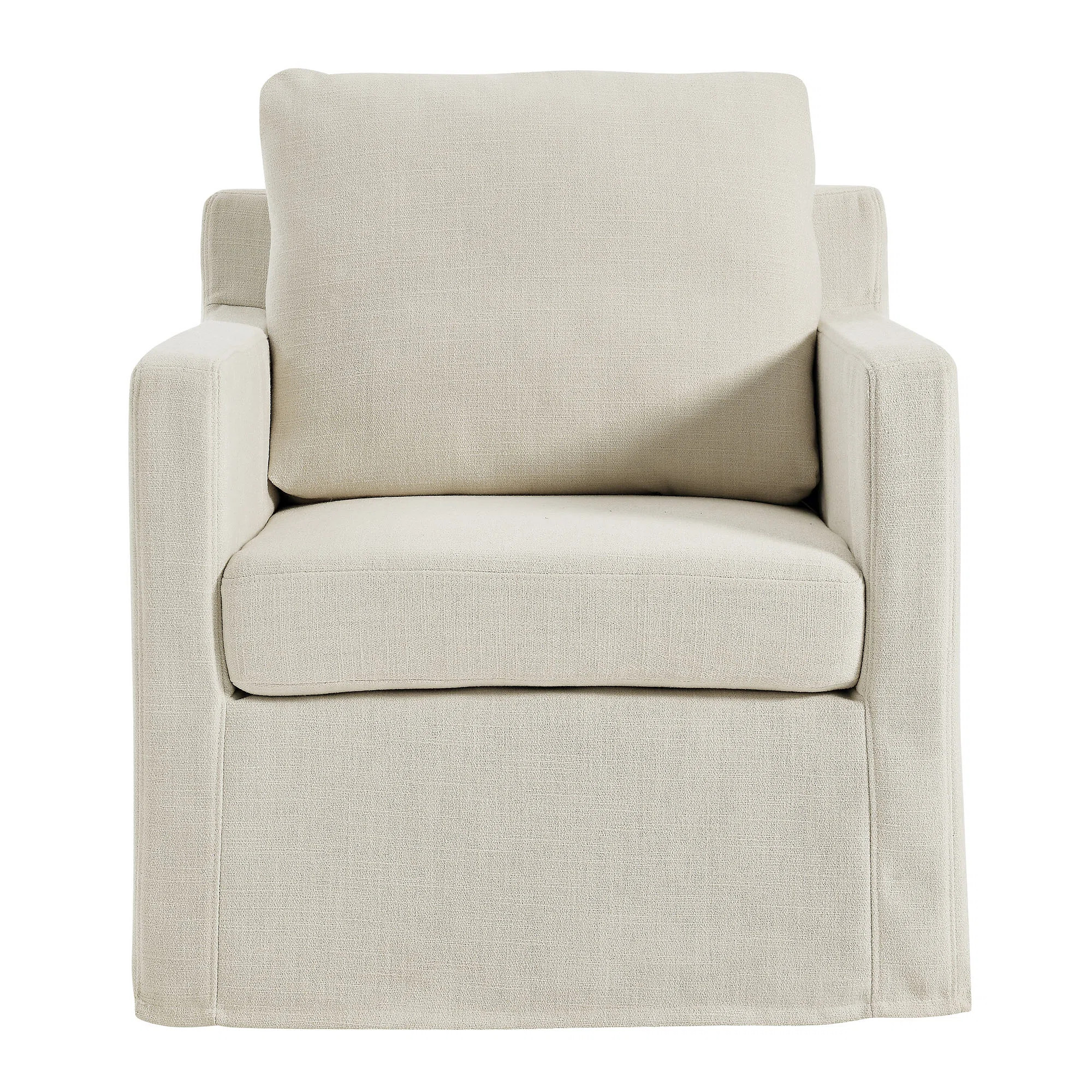 Modway Serene Linen Slipcovered Swivel Armchair & Reviews | Wayfair | Wayfair North America