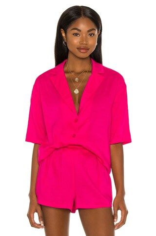 House of Harlow 1960 x Sofia Richie Bari Shirt in Pink from Revolve.com | Revolve Clothing (Global)