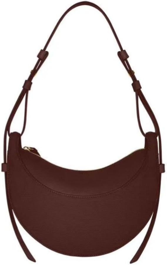 Leather Crescent Bag for Women, Designer Shoulder Bags, Sling Crossbody Bag Purse Casual Dumpling... | Amazon (US)