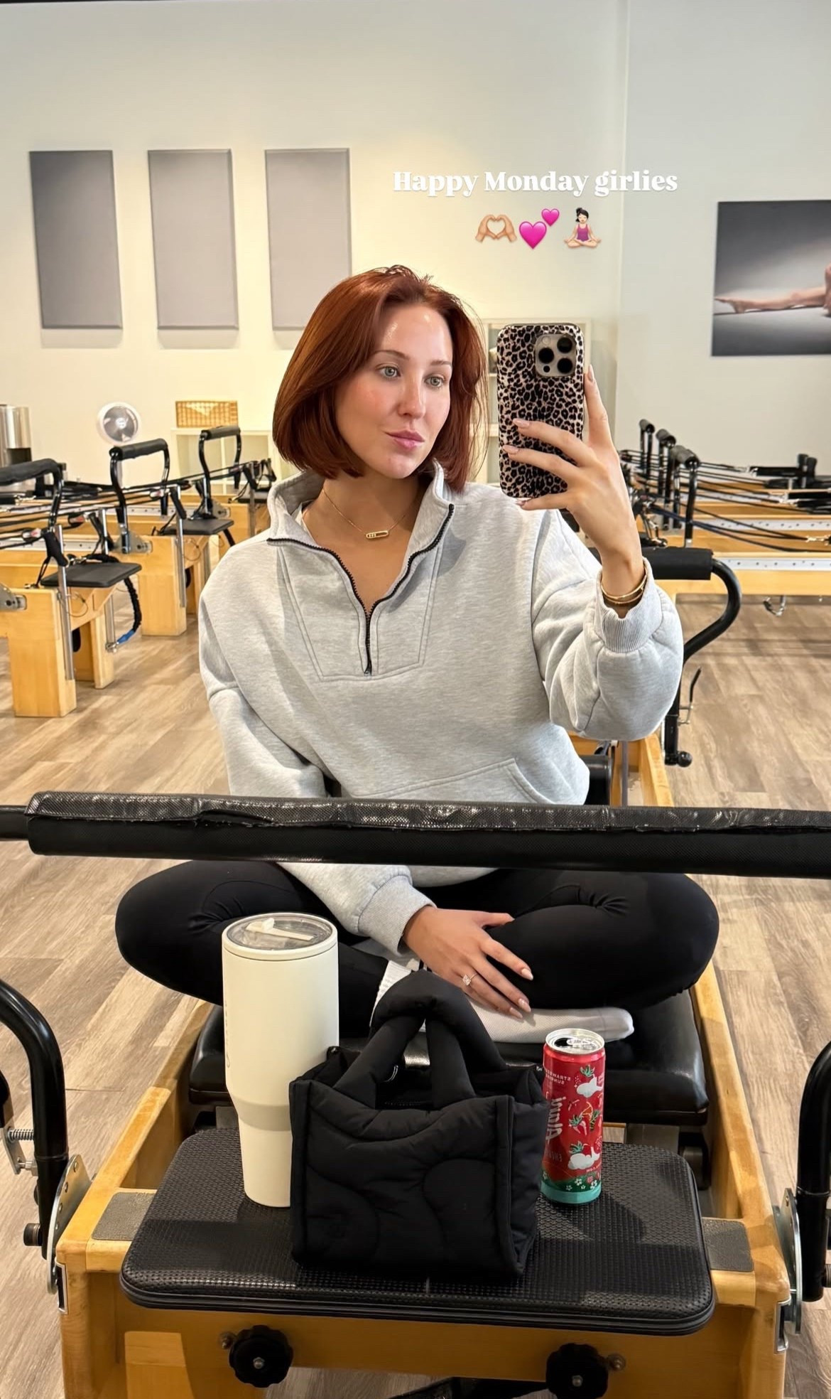 Pilates outfit 🖤 my bag is thirtyyears but linking similar ones 

#LTKFindsUnder50 #LTKActive #LTKFindsUnder100