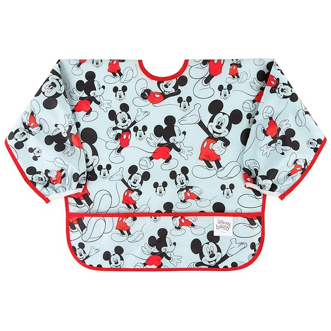 Bumkins Disney Bibs, Baby and Toddler Girls and Boys 6-24 Months, Long Sleeve, Essential Must Hav... | Amazon (US)