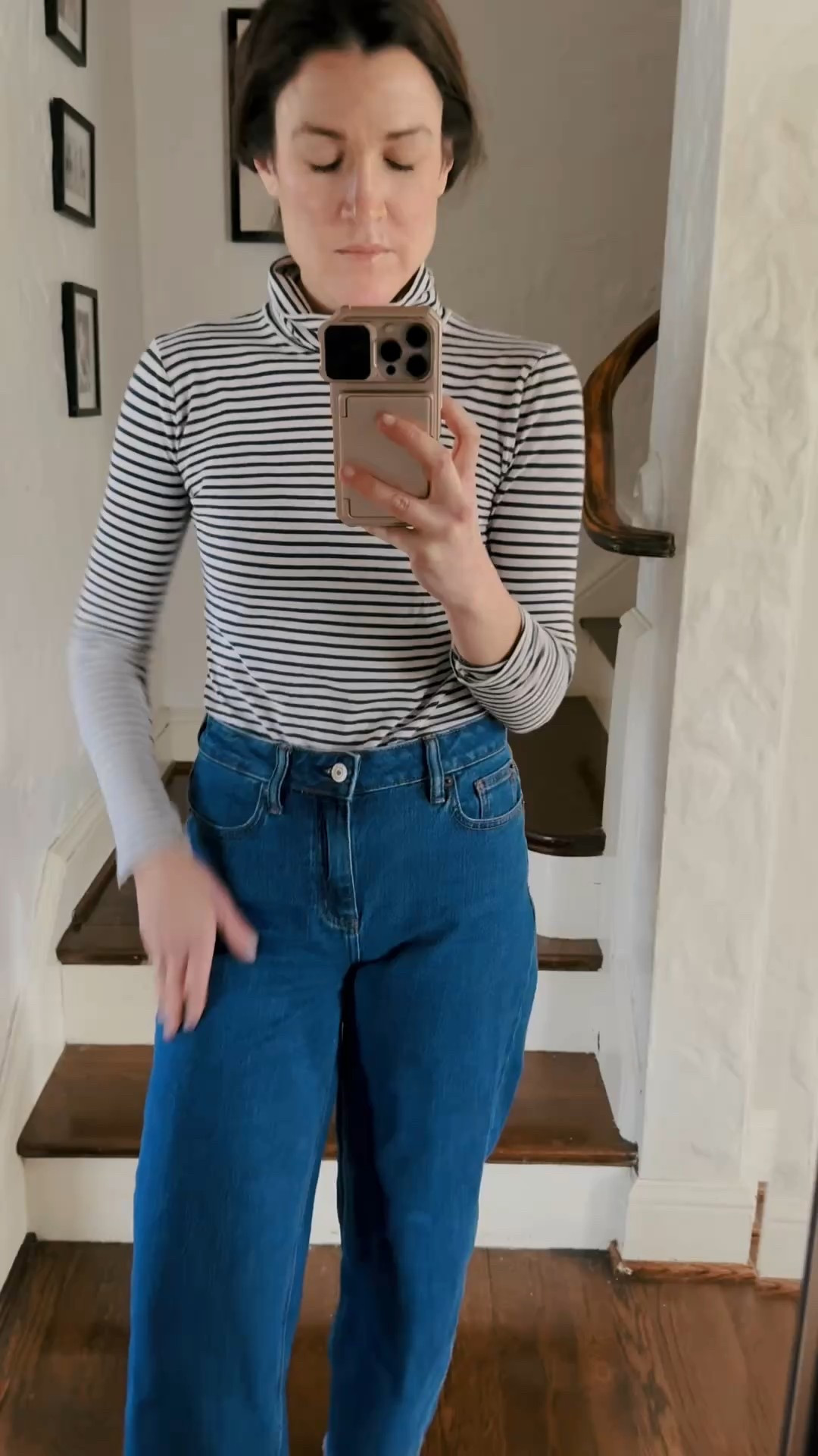 OOTD with the Quince Barrel Jeans

#LTKootd #LTKmomlife #LTKgrwm