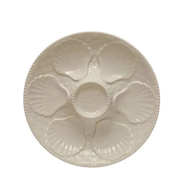 Scallop Shell Oyster Plate | Cailini Coastal