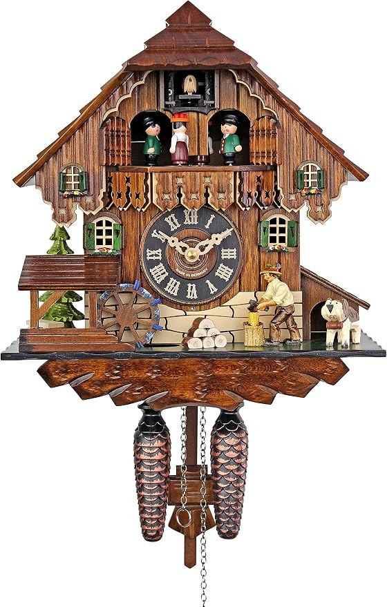 Engstler Adolf Herr Quartz Cuckoo Clock - The Busy Wood Chopper | Amazon (US)