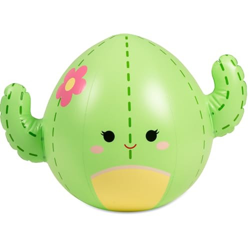 BigMouth x Squishmallows Large Beach Ball, Inflatable Water Toys, Squishmallow Theme Pool Party Decorations - Maritzia The Cactus | Amazon (US)