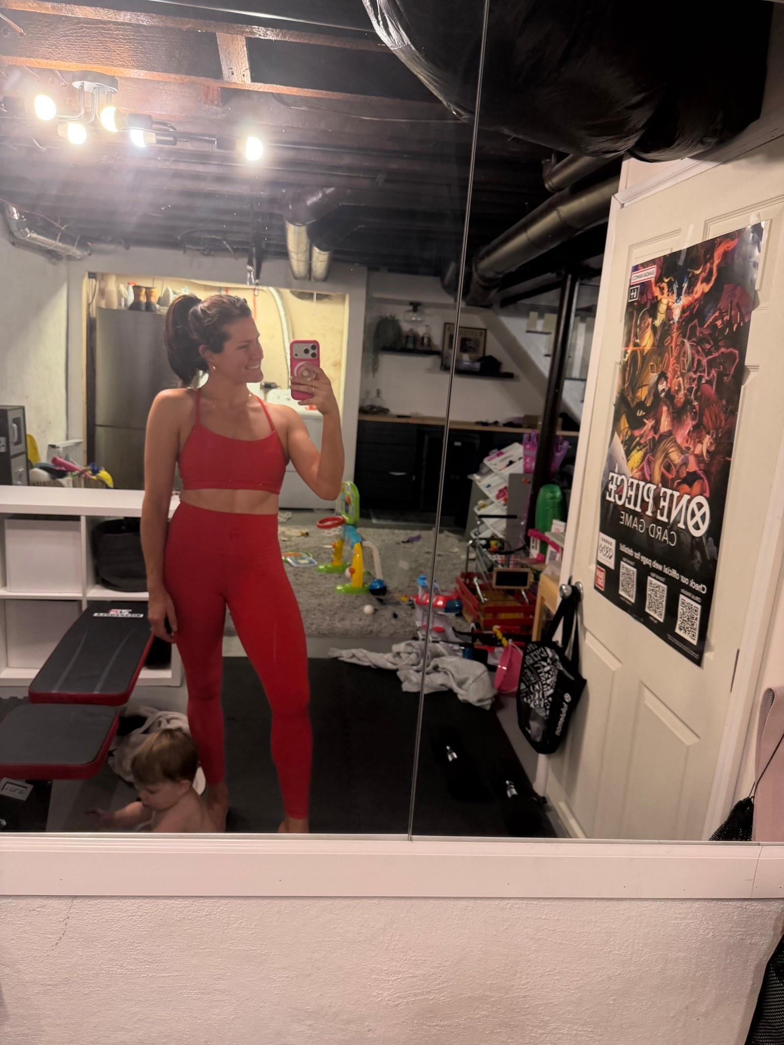 Whole set is obvi Crz Yoga! 
❤️❤️Color is Deep Red ❤️❤️

#shopit #amazon #workout #fitmom