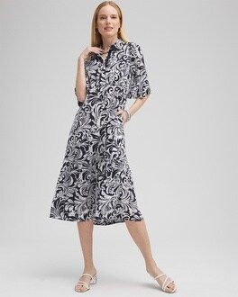 Tiered Midi Shirt Dress | Chico's