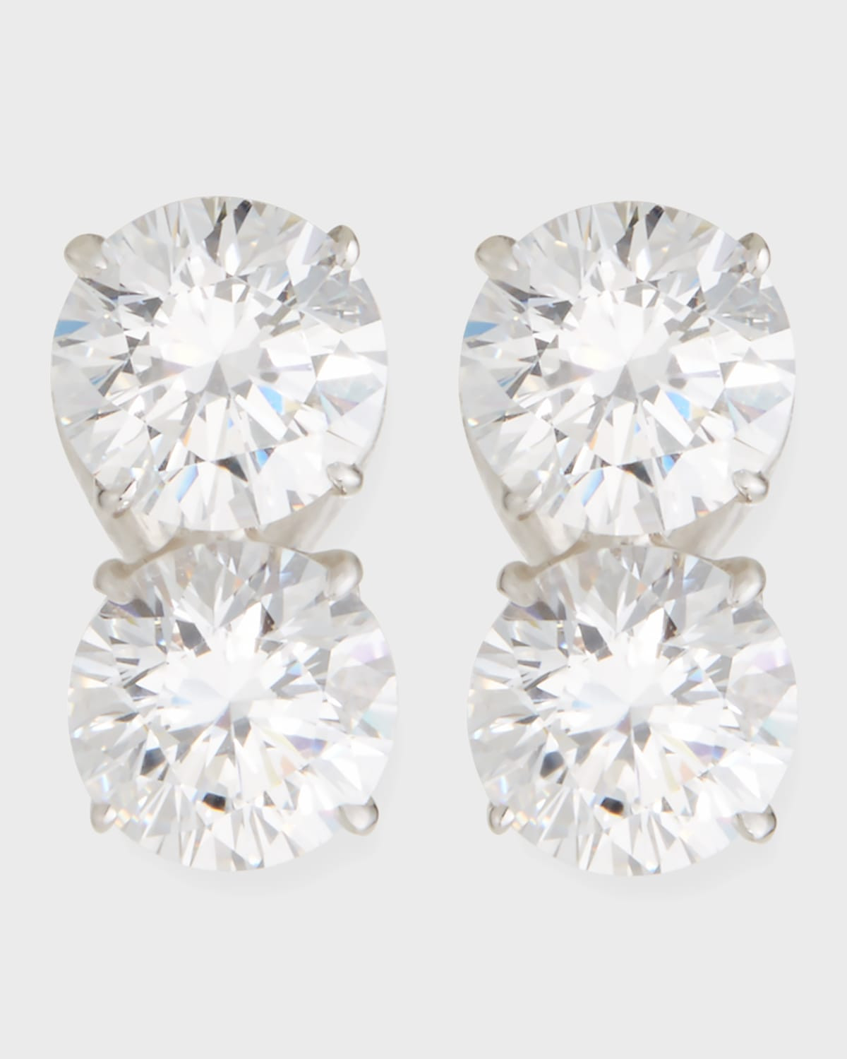 8 TCW Double Cubic Zirconia Earrings | Neiman Marcus