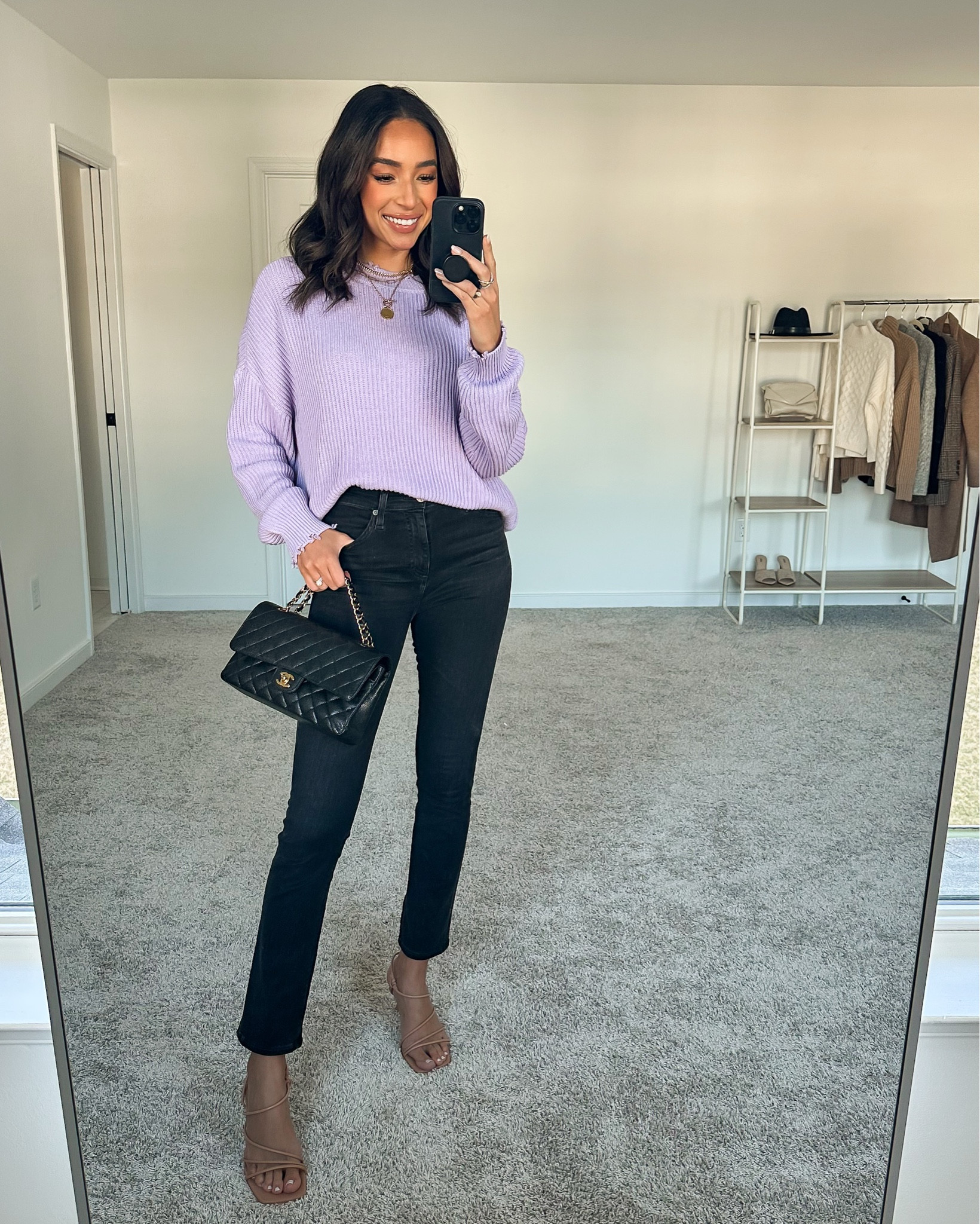 EVEREVE SALE! Sweater size Medium (sized up for oversized fit), black slim jeans 26 (has stretch, runs small, size up if between sizes)







Casual outfit
Spring transitional outfit 
Date night outfit
Weekend outfit
Black jeans outfit


#LTKFind #LTKstyletip #LTKsalealert