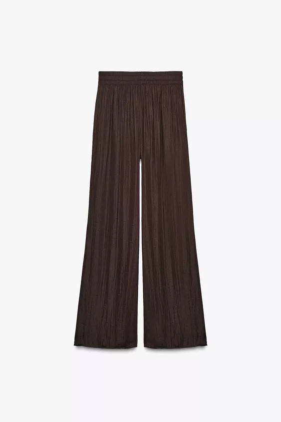 WIDE FLOWING TROUSERS | Zara US