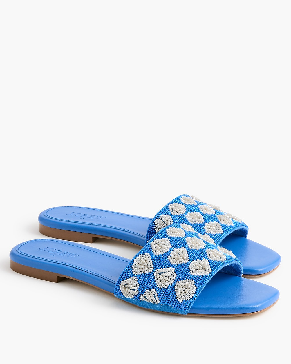 Beaded slide sandals | J.Crew Factory