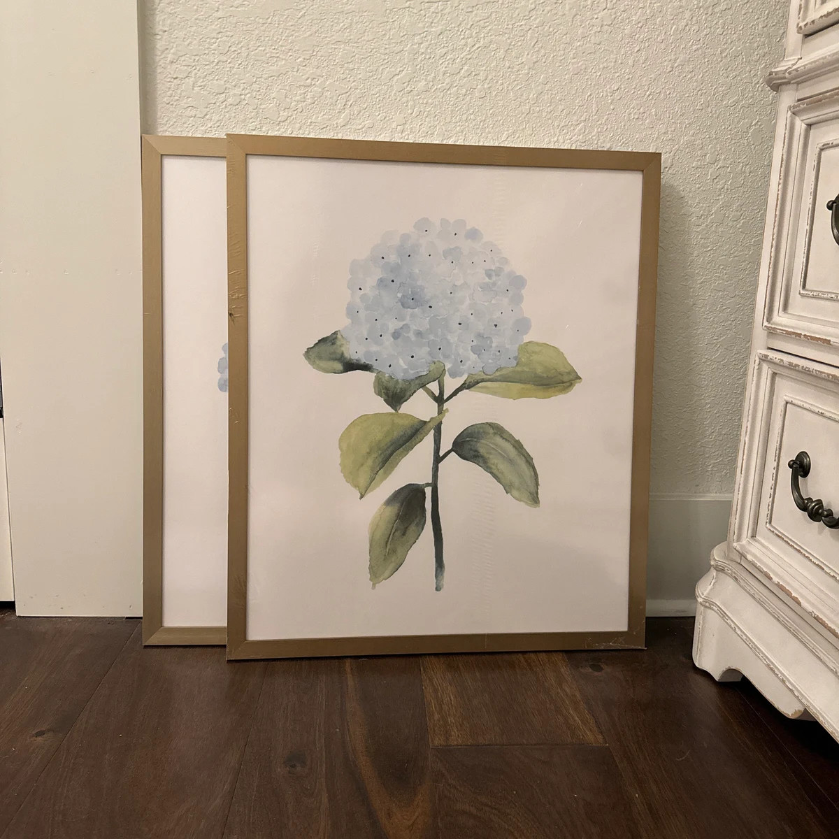Abstract Blue Hydrangea Floral Prints – Watercolor Chinoiserie & Coastal Grandmillennial Wall A... | Etsy (Global)