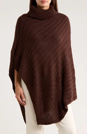 Nanette Lepore Basketweave Asymmetric Poncho | Nordstromrack | Nordstrom Rack
