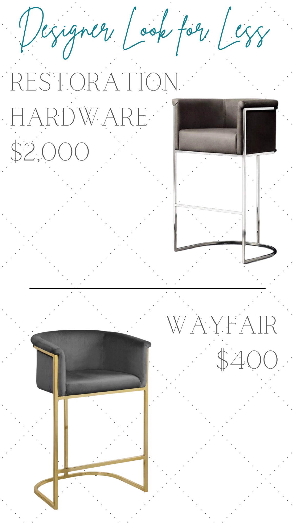 Barrel back counter stool designer looks for less restoration hardware Wayfair 

#LTKstyletip #LTKhome #LTKsalealert