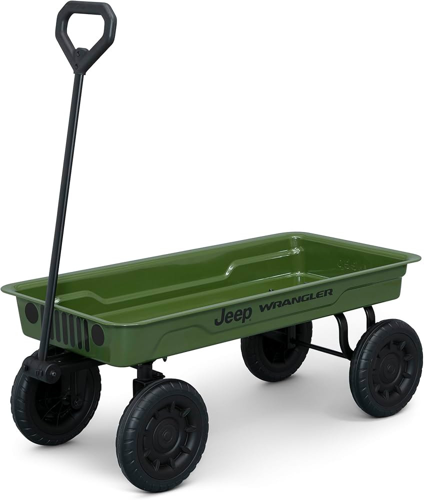 Jeep Wrangler Classic Pull Wagon by Delta Children – GREENGUARD Gold Certified, Durable Frame, ... | Amazon (US)