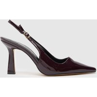 schuh Shona Court High Heels in Burgundy | Schuh