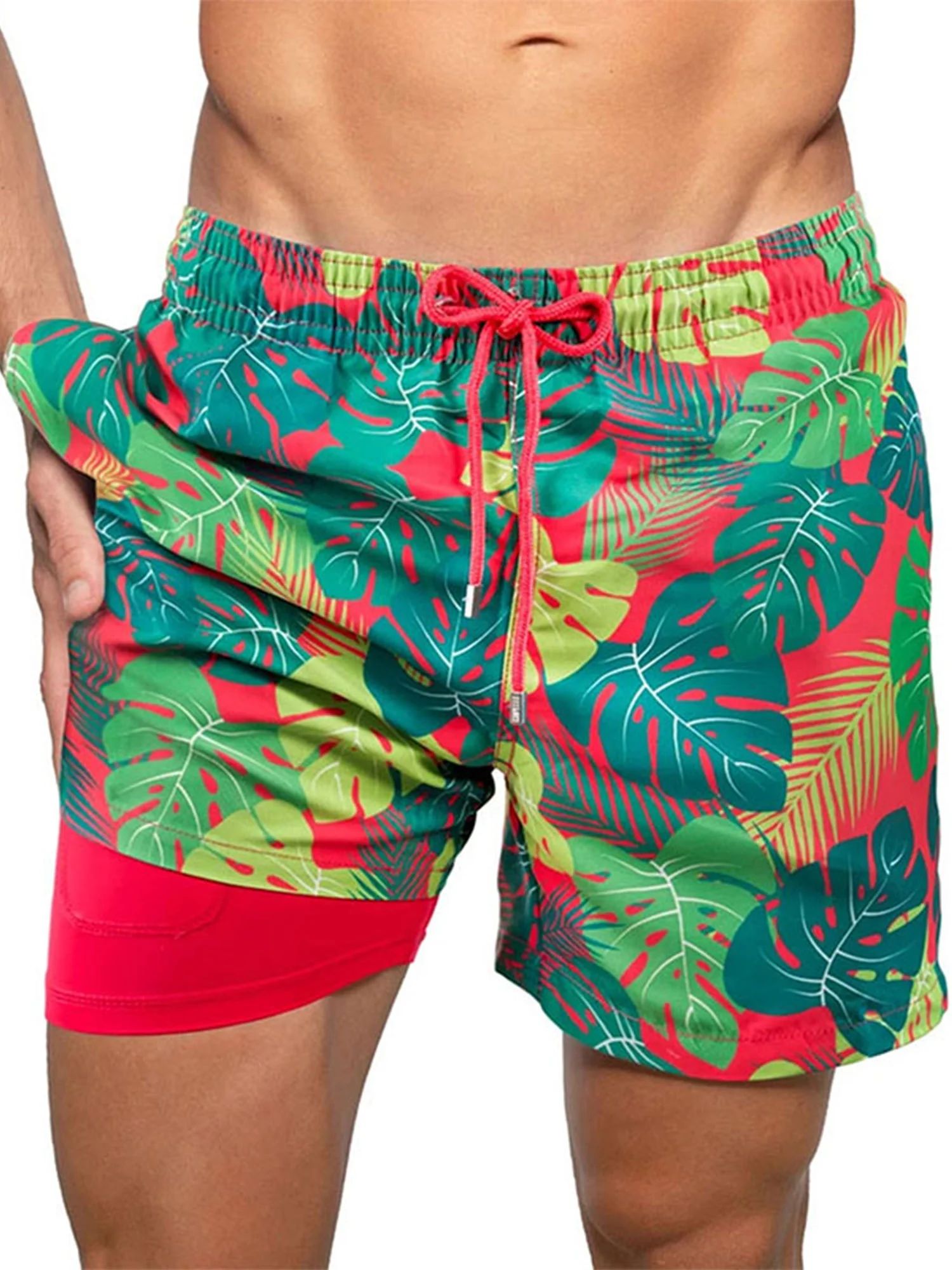 Avamo Mens Swim Trunks Board Bathing Suit Beach Shorts Holiday Hawaiian Floral Quick Dry Beach Sh... | Walmart (US)