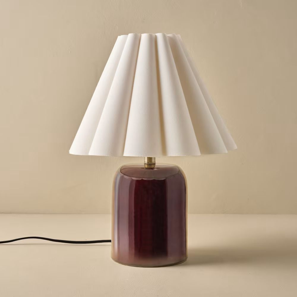 Farrah Table Lamp - Deep Burgundy | Magnolia