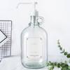Click for more info about Half Gallon Glass Pump Dispenser Bottle 64 Ounce Large Jug with Pump for Laundry Detergent Soap F...