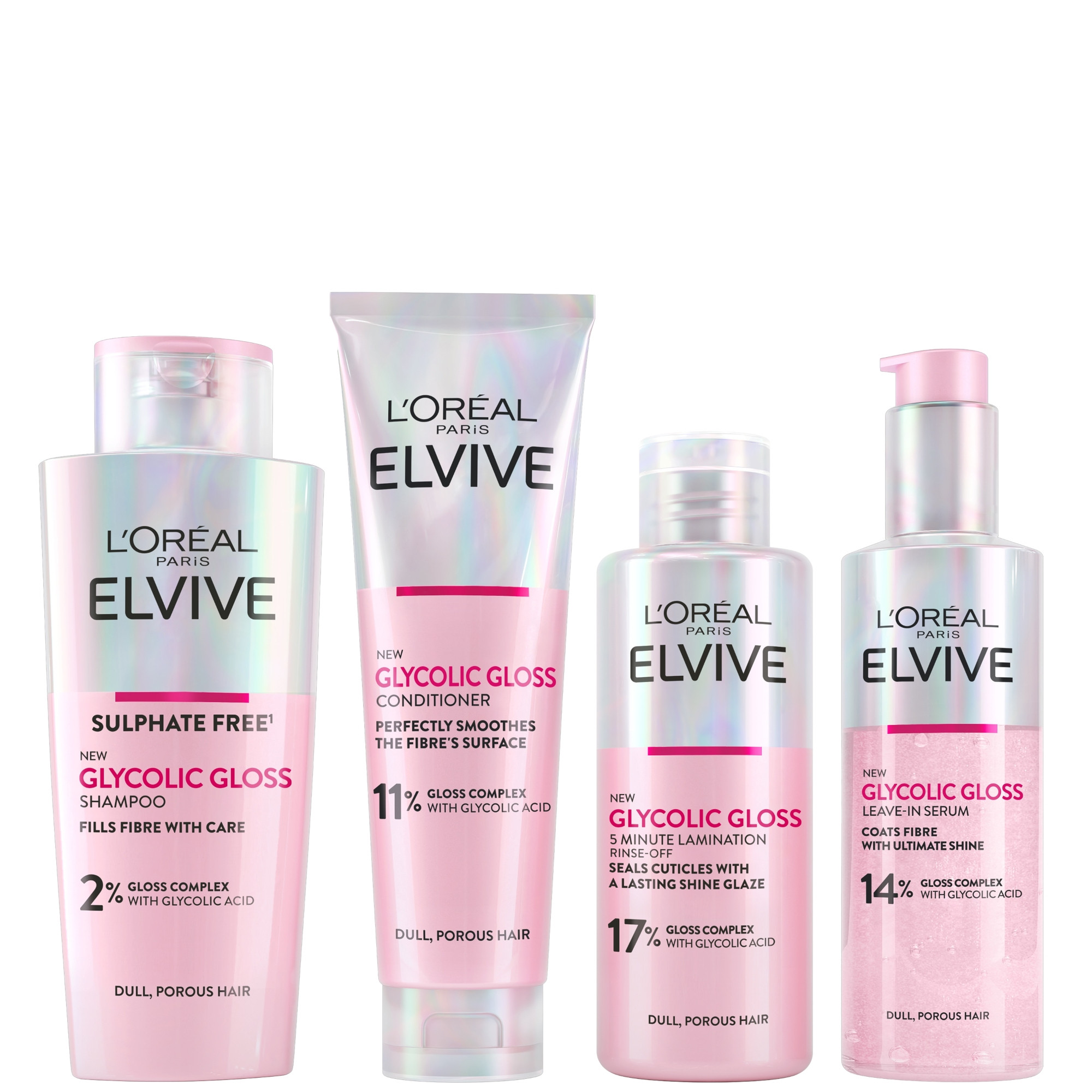 L'Oréal Paris Elvive Glycolic Gloss Glossing Routine for Dull Hair | Look Fantastic (UK)