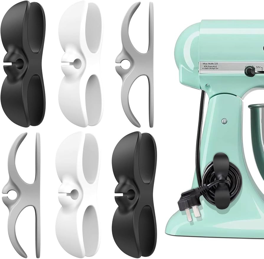 Wire Cord Organizer for Appliances, Yoelike Cord Wrap Holder Stick On Cooker Accessories for Mixe... | Amazon (US)