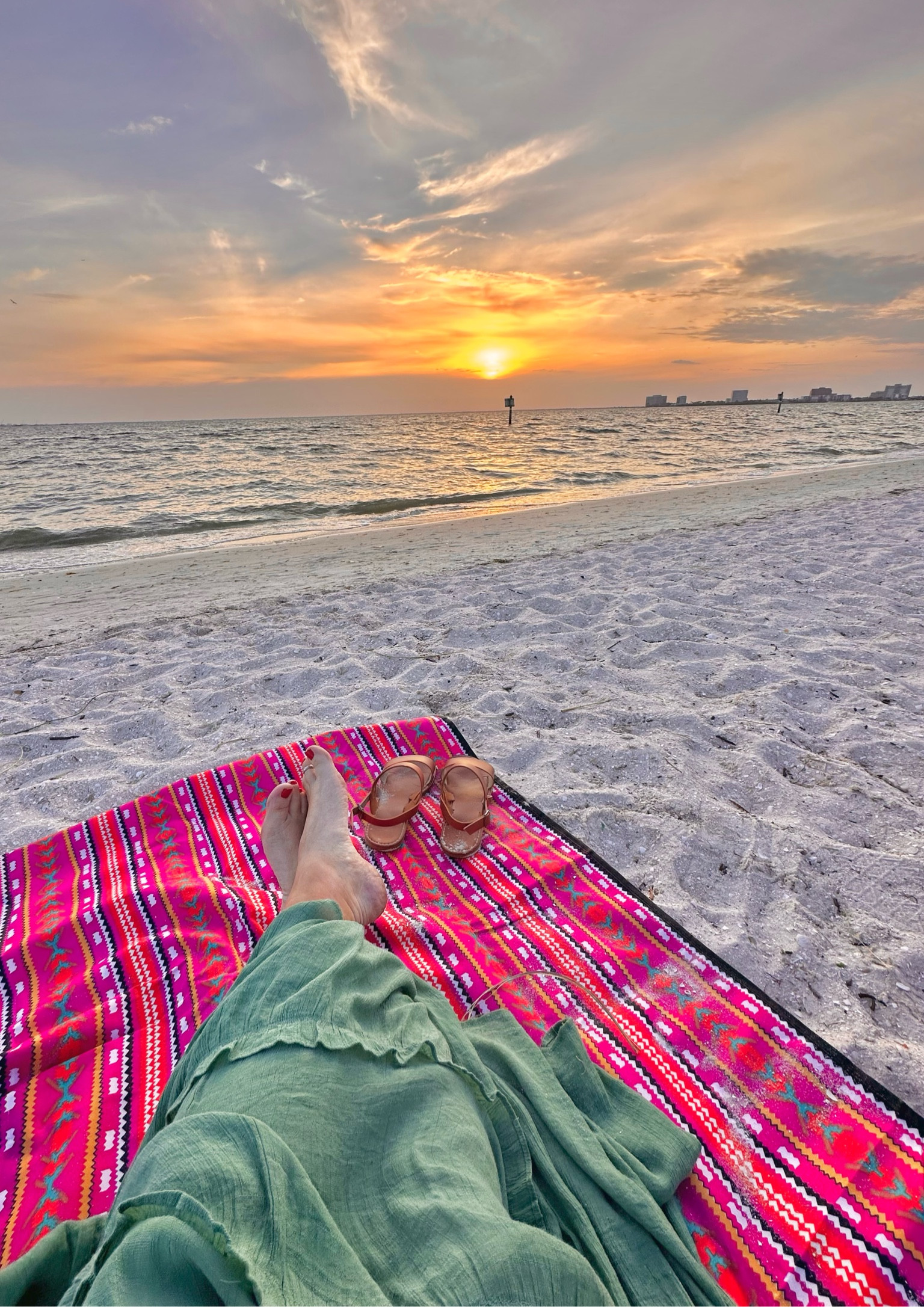 The perfect sunset picnic is not complete without a perfect blanket set up.

|Picnic blanket|
|Beach blanket|
|Sunset on the beach|

#LTKSeasonal #LTKFind #LTKtravel