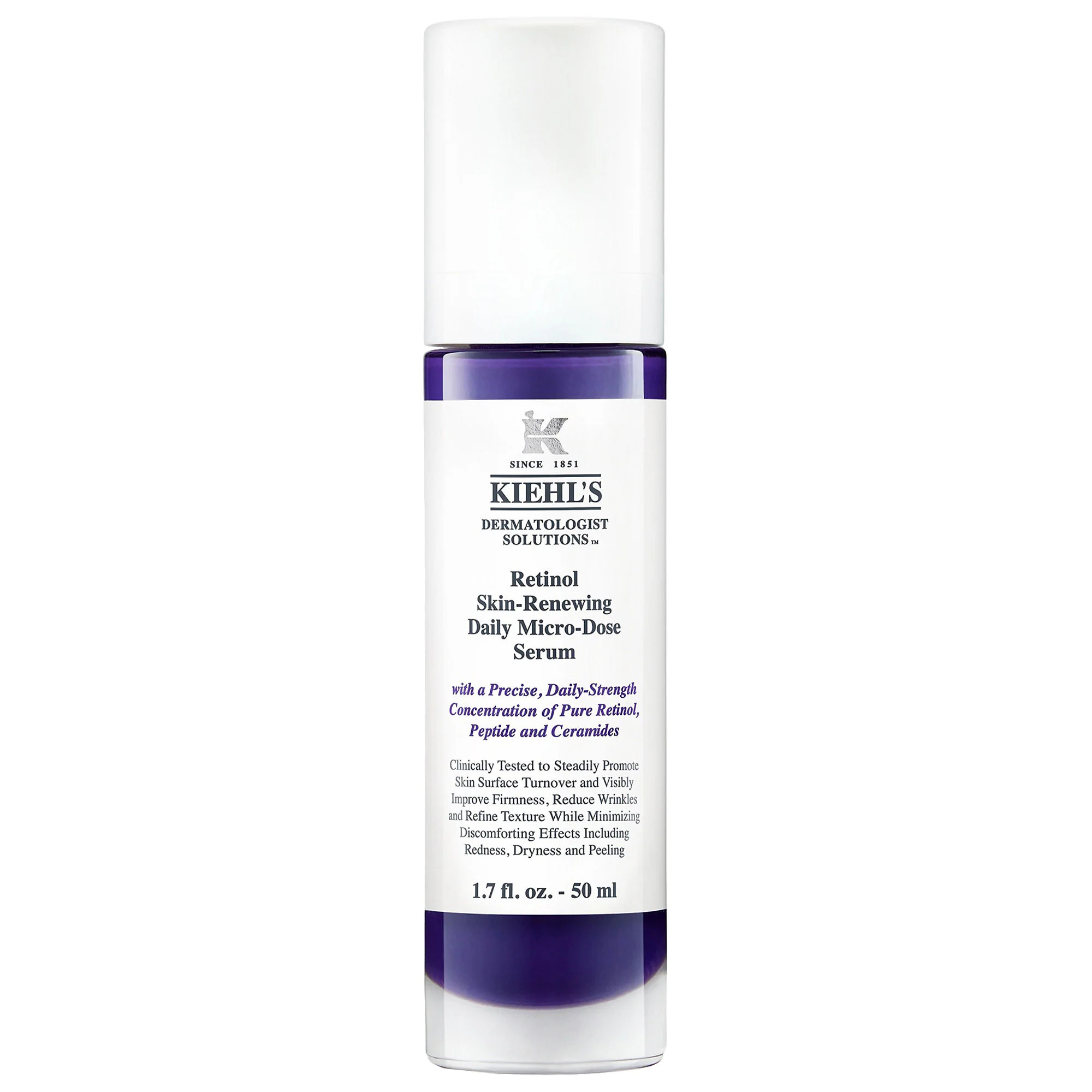 Kiehl's Since 1851 Micro-Dose Anti-Aging Retinol Serum with Ceramides & Peptide 1.7 oz/50 ml | Sephora (US)