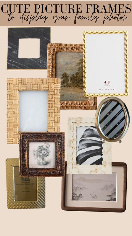 Cute picture frames to display your family photos 

#LTKhome #LTKfamily #LTKkids