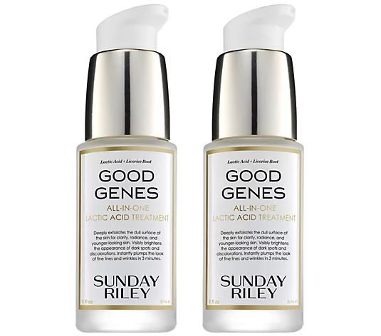 Sunday Riley Good Genes Lactic Acid Treatment 1-oz Duo - QVC.com | QVC