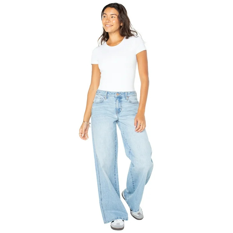 Celebrity Pink Juniors Baggy Wide Leg Jeans | Walmart (US)