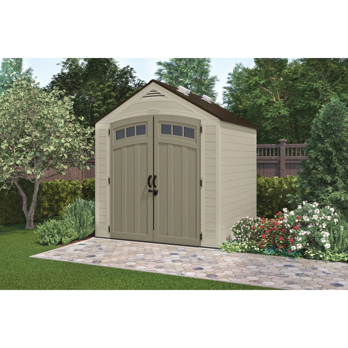 Suncast Vista® 7 Ft. X 7 Ft. Storage Shed | Wayfair North America