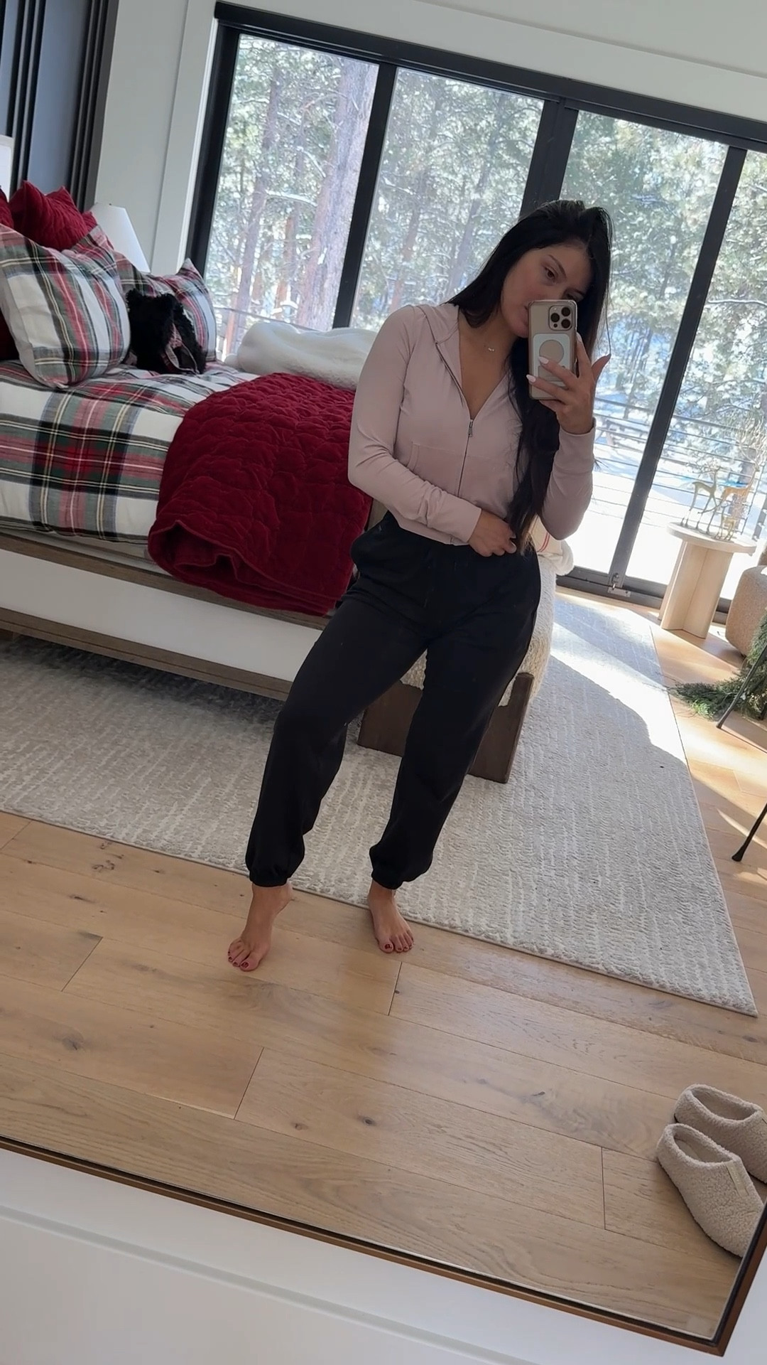 OOTD. Taking down the Christmas tree! These pieces are so comfortable. I got these joggers for Christmas. I have this zip up in several colors. One of my faves!

#LTKHome #LTKdayinmylife #LTKootd