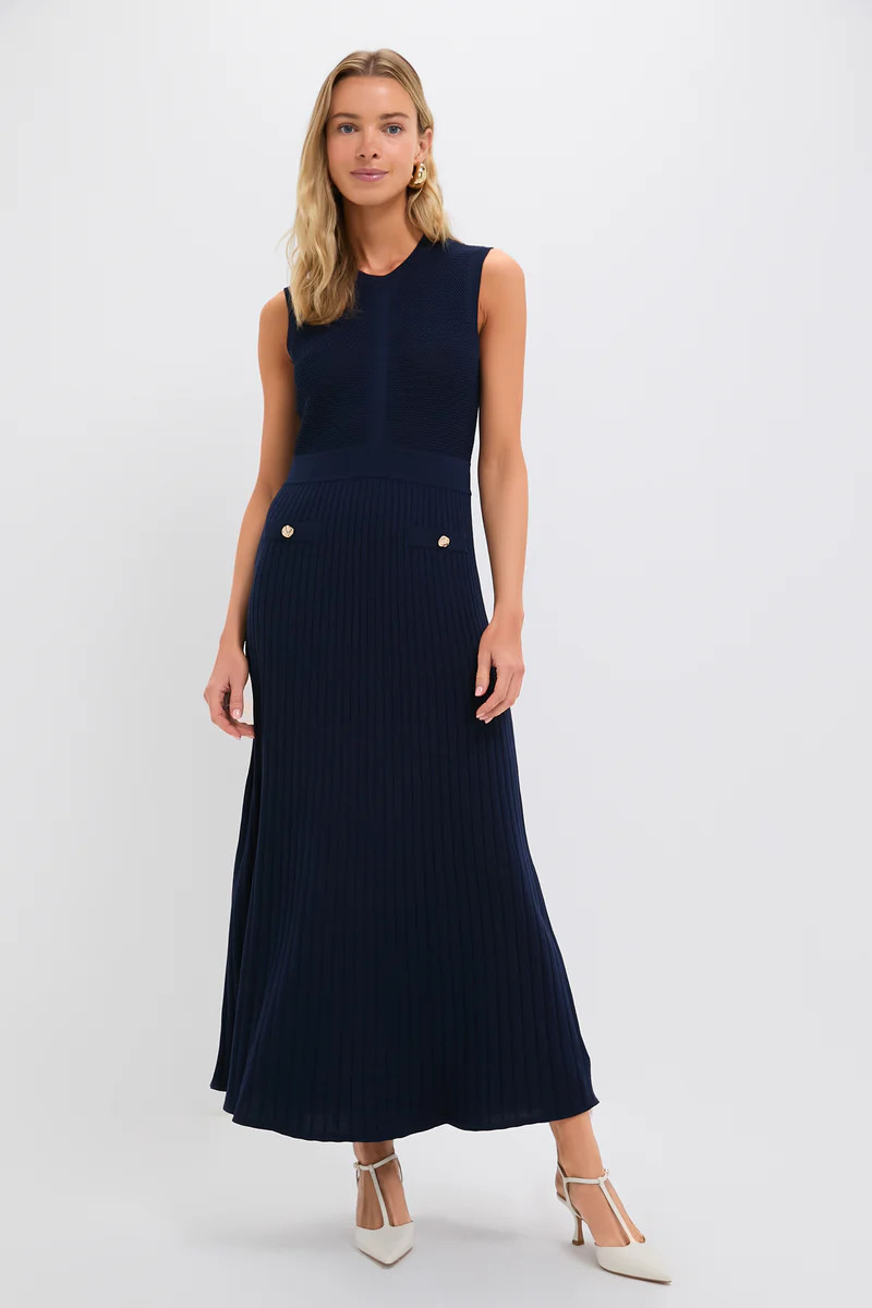 Navy Knit Ruby Dress | Tuckernuck (US)