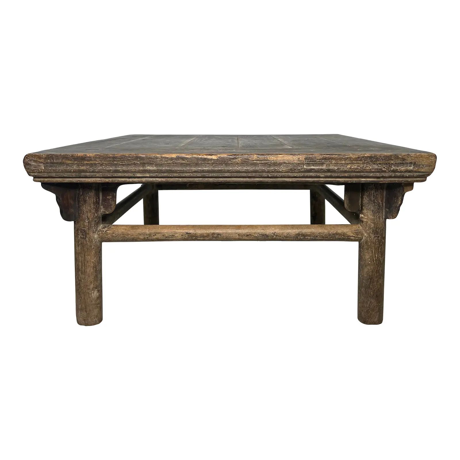 19th Century Primitive Chinese Square Coffee Table | Chairish