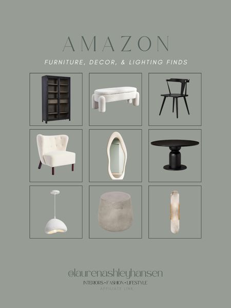 Amazon furniture, lighting and decor finds! I love how timeless all of these pieces are. All of these pieces have an organic modern feel to them that I love! 

#LTKstyletip #LTKhome