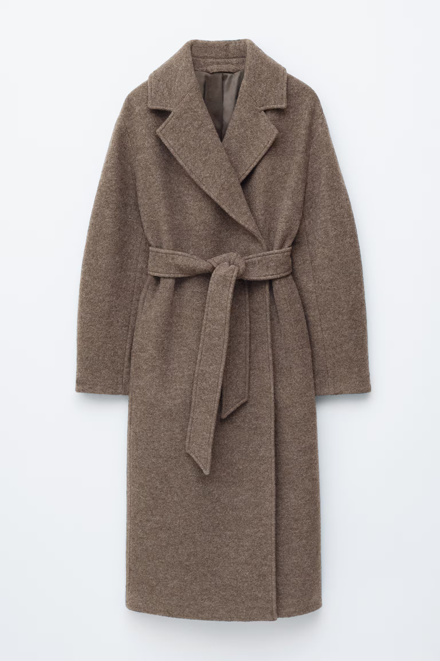 Voluminous Belted Wool Coat | H&M (UK, MY, IN, SG, PH, TW, HK)