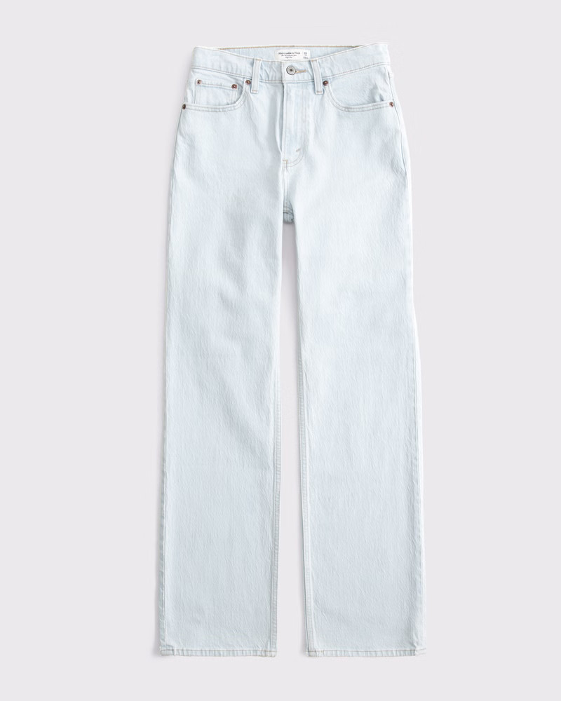 Curve Love High Rise 90s Relaxed Jean | Abercrombie & Fitch (US)