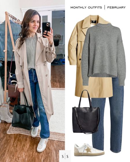Monthly outfit planner : FEBRUARY looks | #casualstyle #layeredlook #amazonfind #trenchcoat #everydayoutfit #winterstyle #basics #casualchic #springoutfit #winteroutfit | See entire calendar on thesarahstories.com ✨

#LTKstyletip