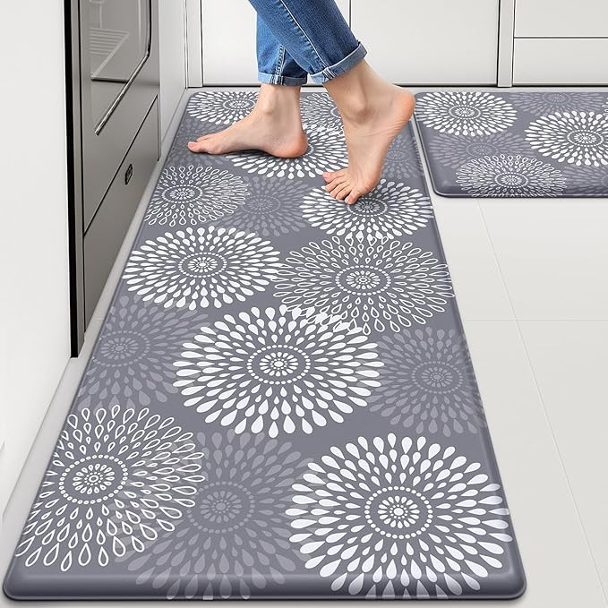 LuxStep Kitchen Mats for Floor,Cushioned Rug Anti-Fatigue Mats for Kitchen Decor Accessories,Wate... | Amazon (US)