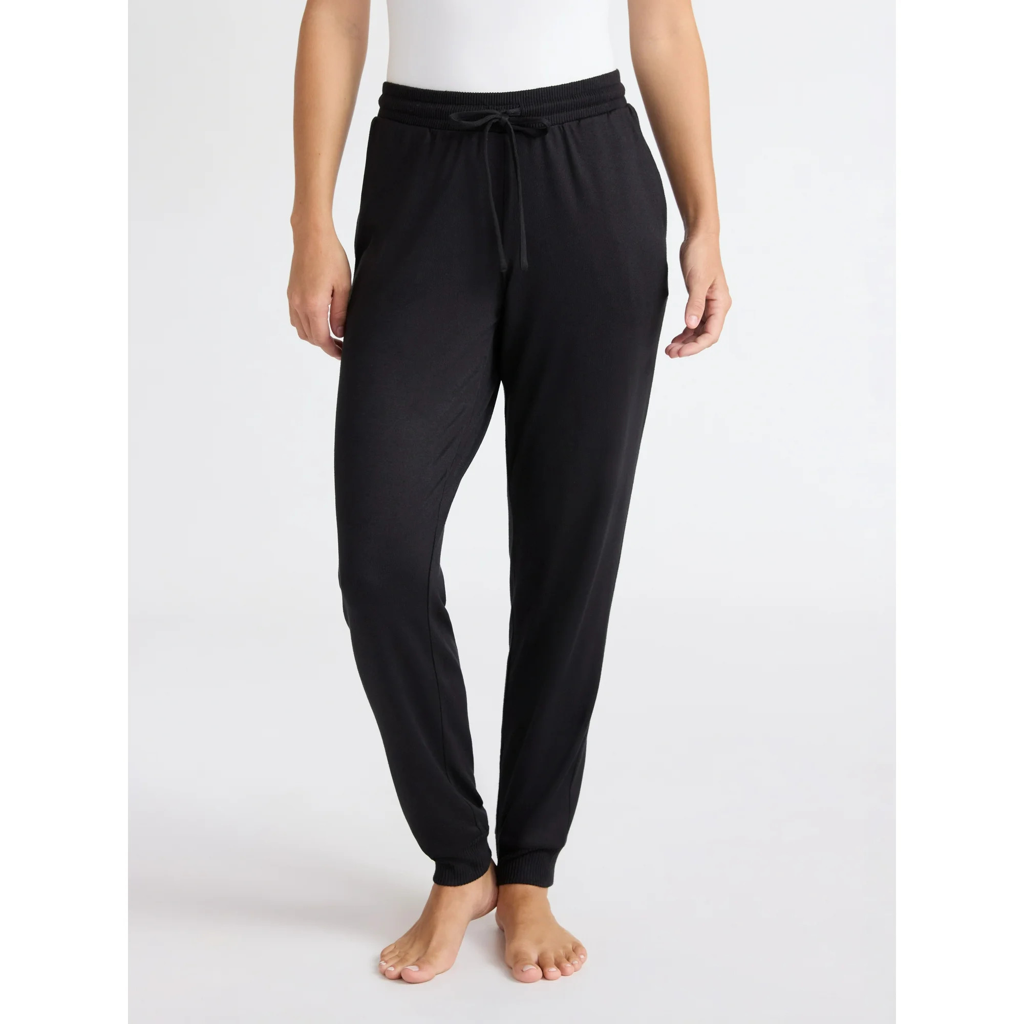 Joyspun Women's Cozy Lounge Collection Hacci Knit Sleep Joggers, 29'' Inseam, Sizes XS-3X | Walmart (US)