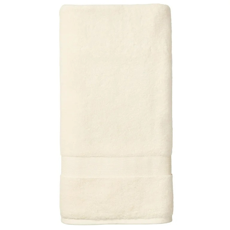 Better Homes & Gardens Signature Soft Solid Bath Sheet, Vanilla Dream | Walmart (US)