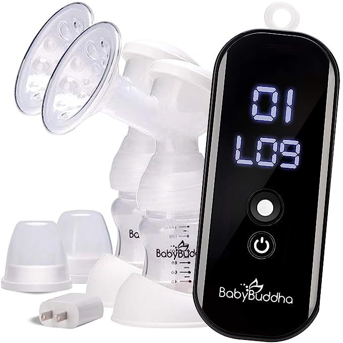 BabyBuddha 15 Levels of Control Battery Powered Breast Pump - Portable & Compact for Travel - Ele... | Amazon (US)