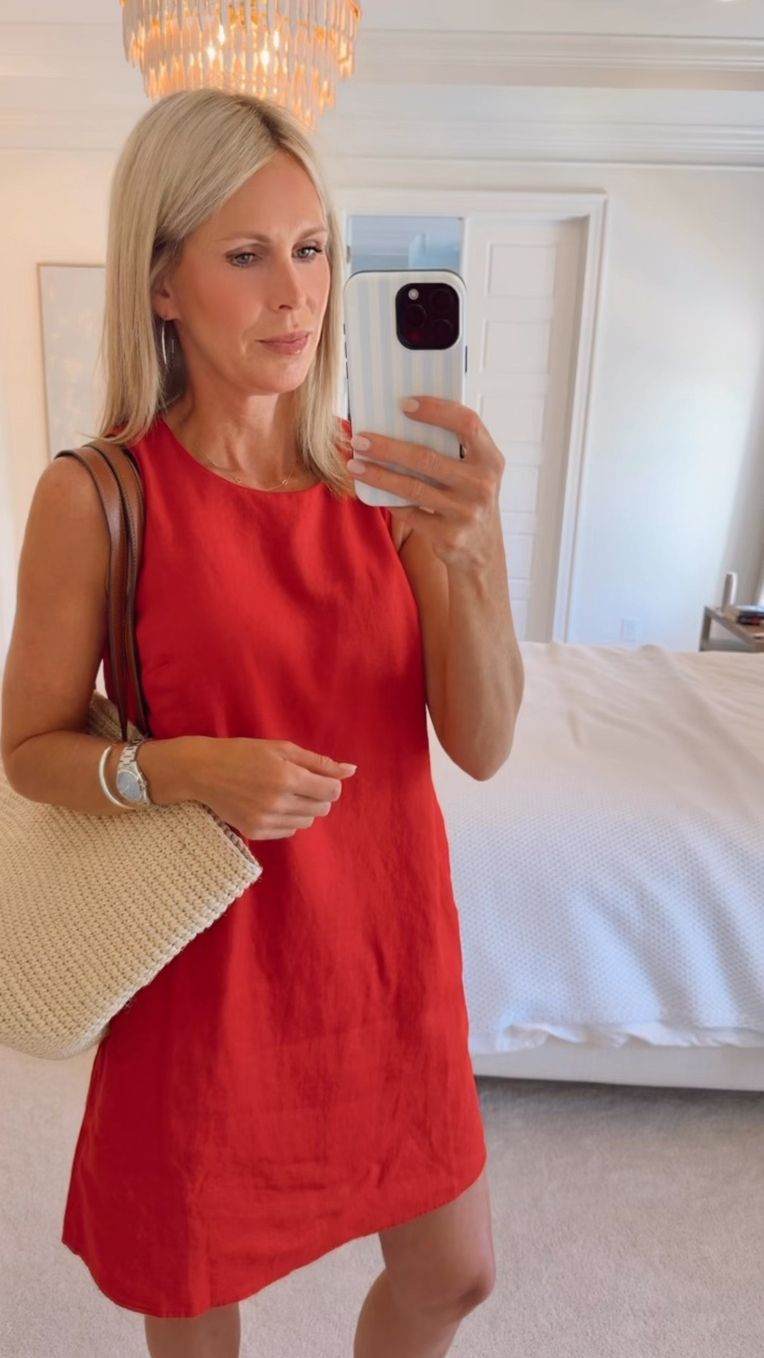 If you’ve been looking for an easy summer dress, this is it. The bright red color is gorgeous, the linen keeps it lightweight, and it can easily be dressed up or down. Definitely one of my favorite recent finds! ❤️ @Quince #QuincePartner

#LTKootd #LTKSeasonal #LTKOver40