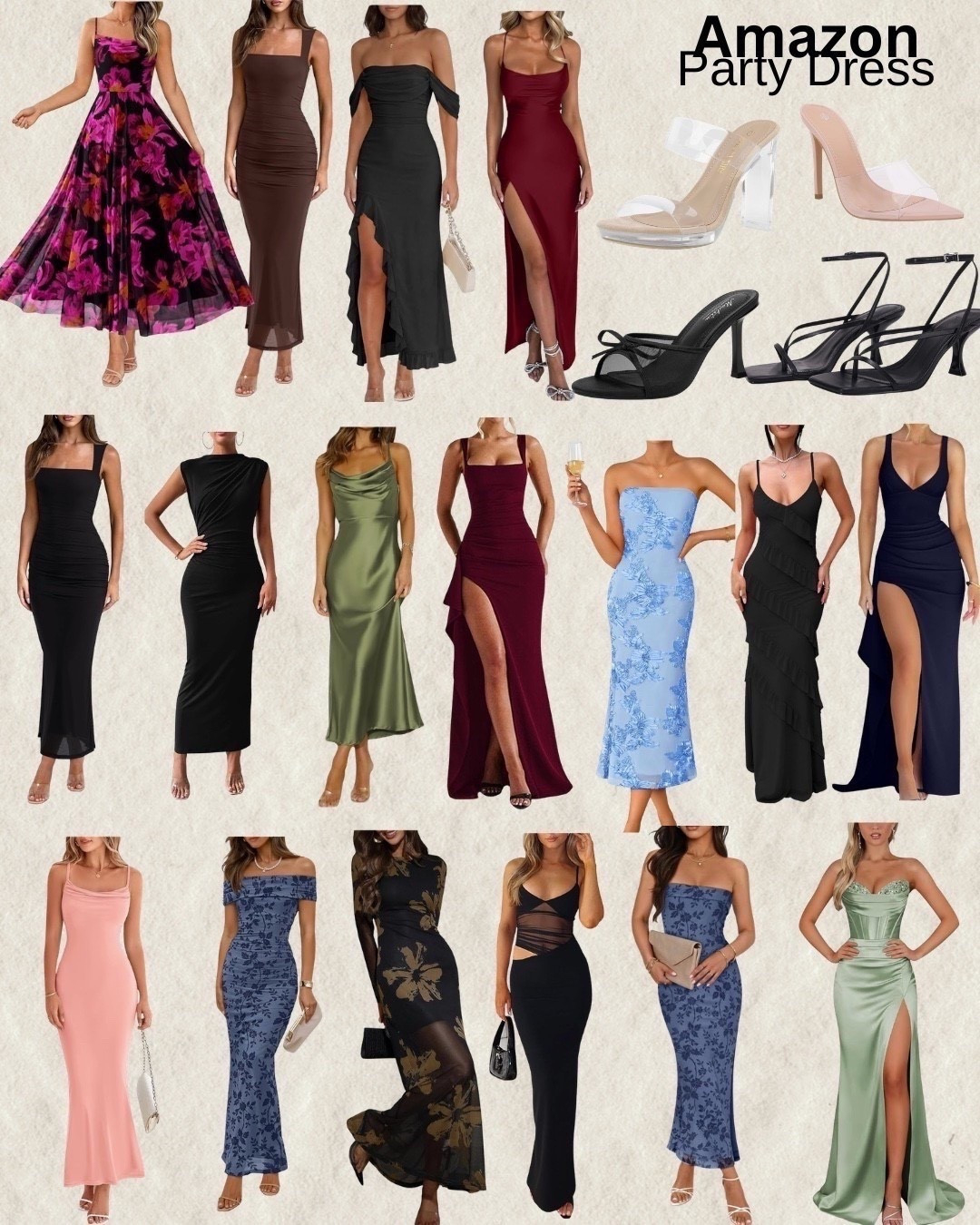 Party dress. Party outfit. Party heels. Wedding guest dress. Cocktail dress. Spring party dress. Summer party
Dress. Sleeveless dress. Bodycon dress. High slit dress. Floral dress. Strappy heels. Platform heels. Amazon party outfit 

#LTKWedding #LTKSeasonal #LTKTravel